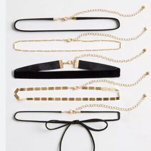 😊 Joe Fresh Gold and Black Choker Set